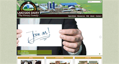 Desktop Screenshot of lakesidedairy.com